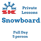 Private Snowboard Lesson 5 Hr - 5 Guests