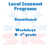 After School Weekday K - 5th Grade SNOWBOARD
