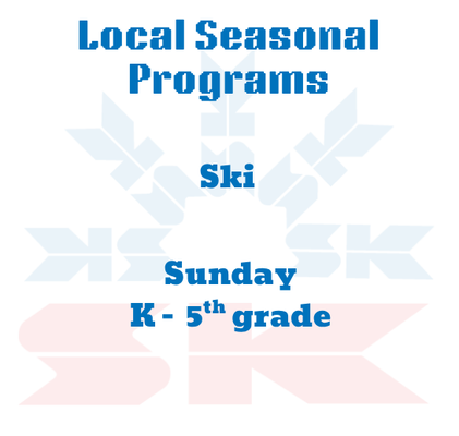 Sunday K - 5th Grade SKI