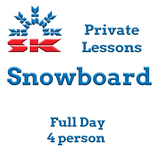Private Snowboard Lesson 5 Hr - 4 Guests