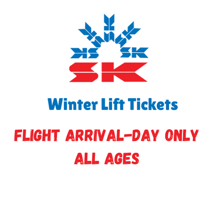 Flight Arrival-Day Lift Ticket (All Ages)