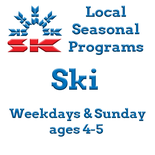 Weekdays & Sunday 4 - 5 Year-Old SKI